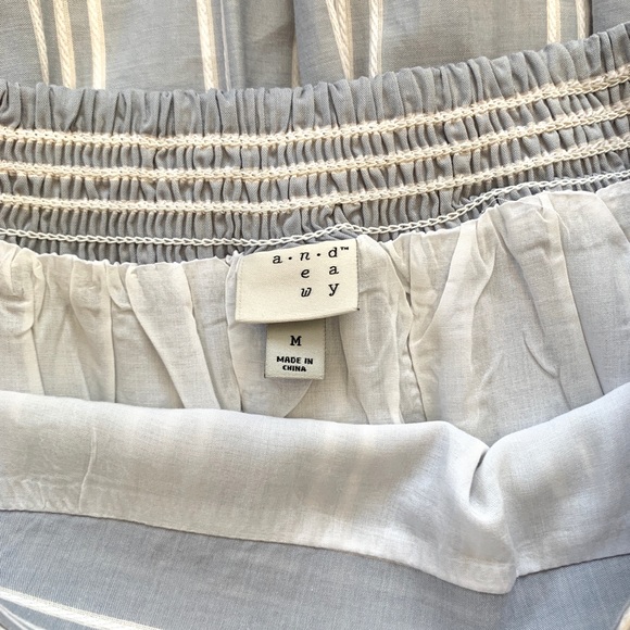 Pre-owned A.n.d Eawy  Ruffle skirt Blue M - Picture 8 of 8